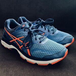 Mint Condition ASICS GEL GT-2000 V5 Navy Blue Coral Womens 11 US 43.5 EUR T757N